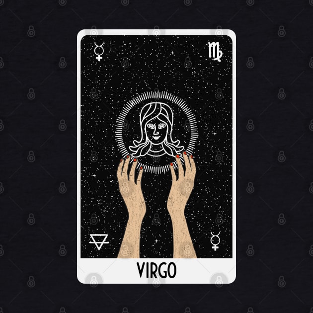 Virgo Tarot Card by Manzo Carey